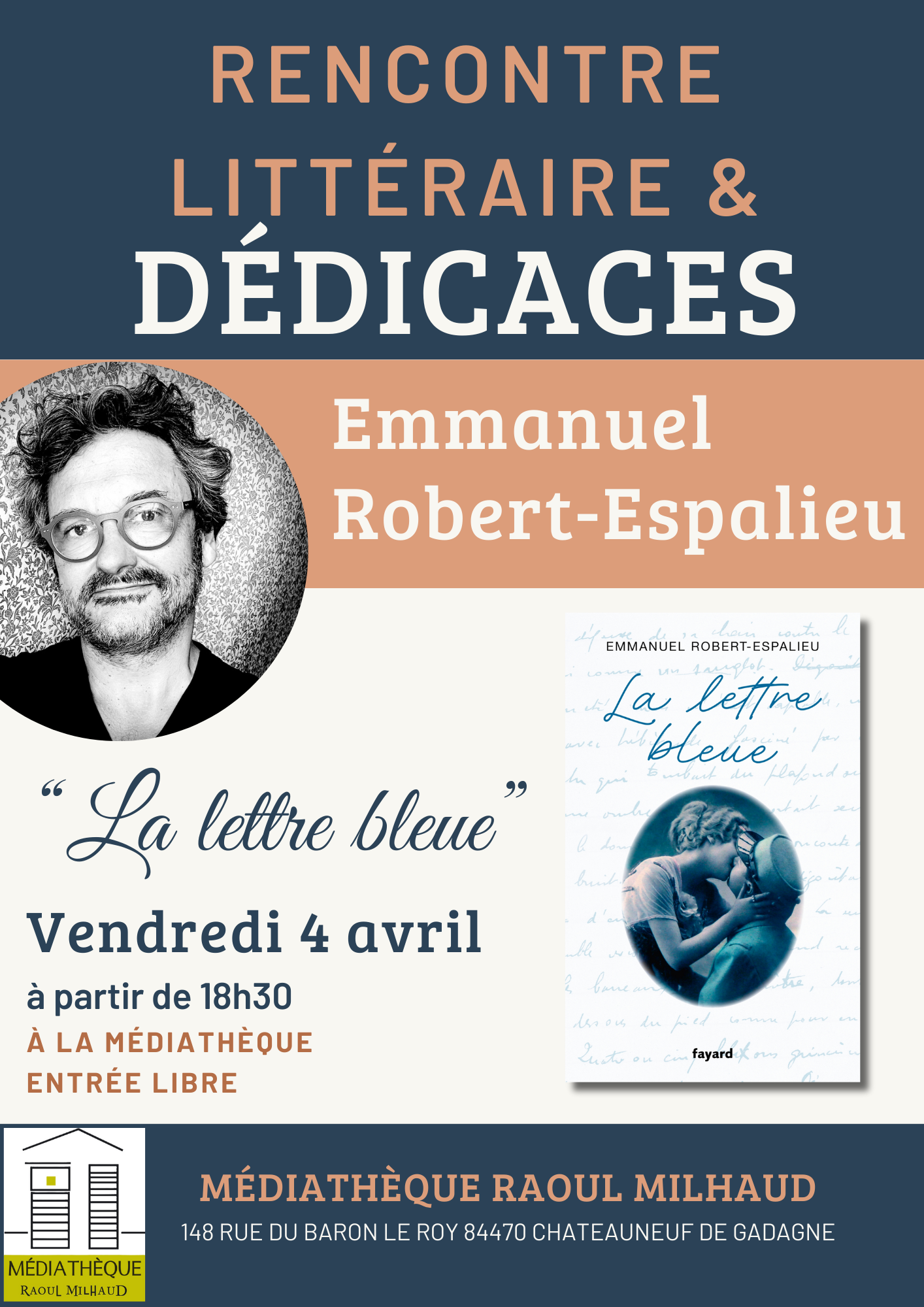 RencontreLittéraire 4 avril 2025